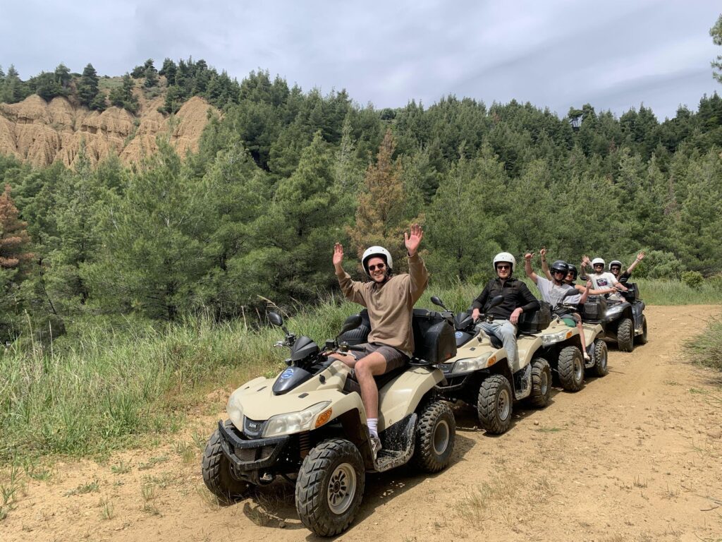 quad tour in Halkidiki near Pefkohori