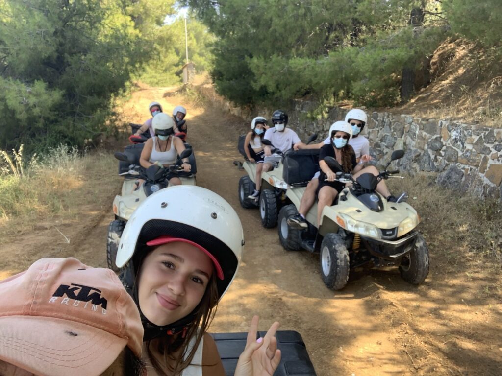 quad tour in Halkidiki near Pefkohori